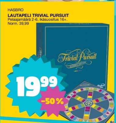 LAUTAPELI TRIVIAL PURSUIT