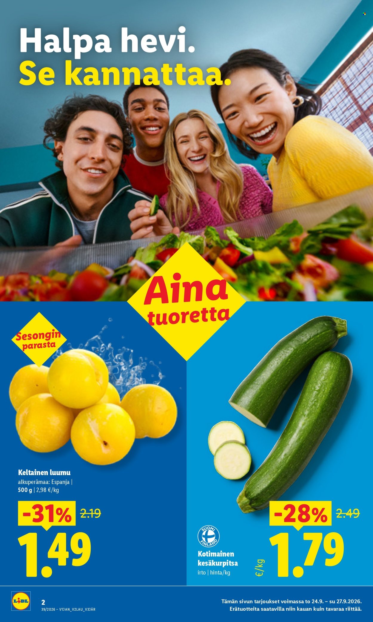 Lidl tarjoukset - 24.09.2026 - 27.09.2026. Sivu 2