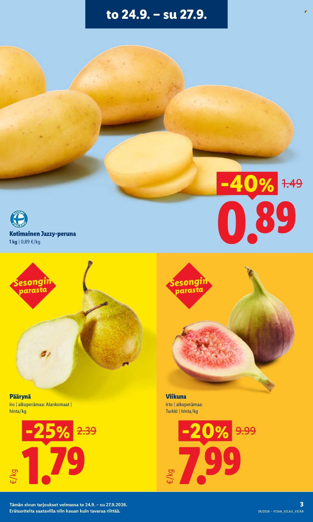 Lidl tarjoukset - 24.09.2026 - 27.09.2026. Sivu 3