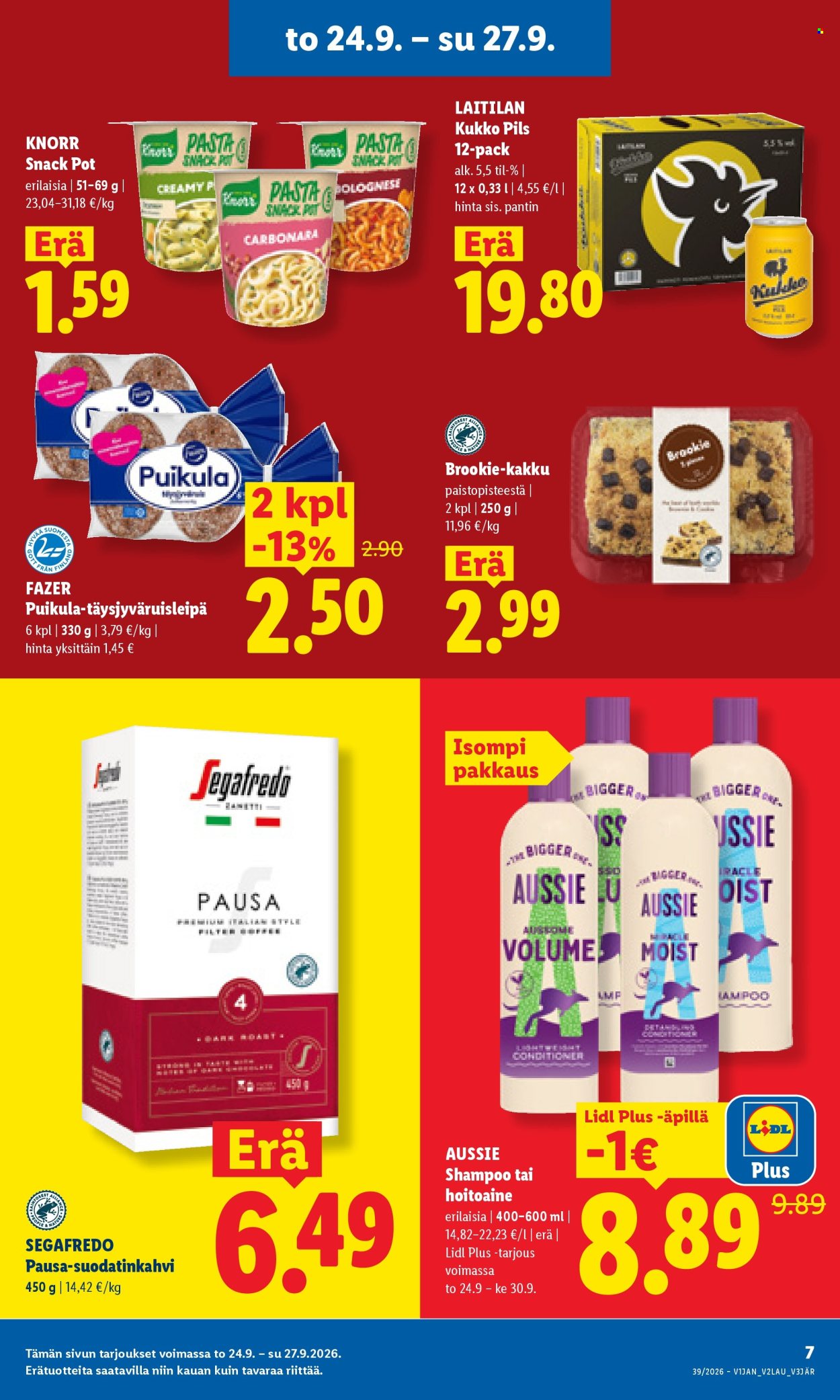 Lidl tarjoukset - 24.09.2026 - 27.09.2026. Sivu 7