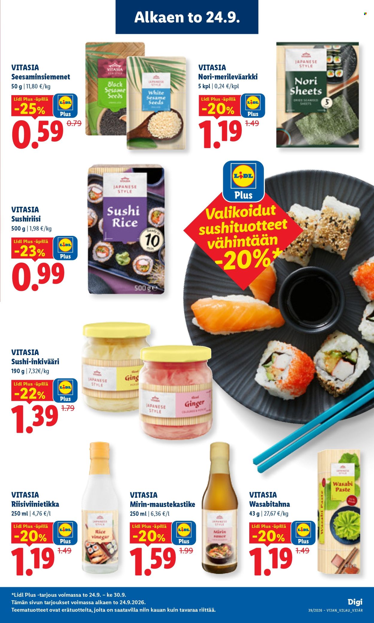 Lidl tarjoukset - 24.09.2026 - 27.09.2026. Sivu 11