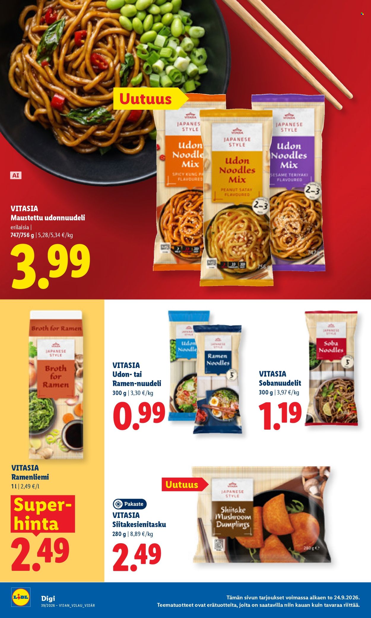 Lidl tarjoukset - 24.09.2026 - 27.09.2026. Sivu 12