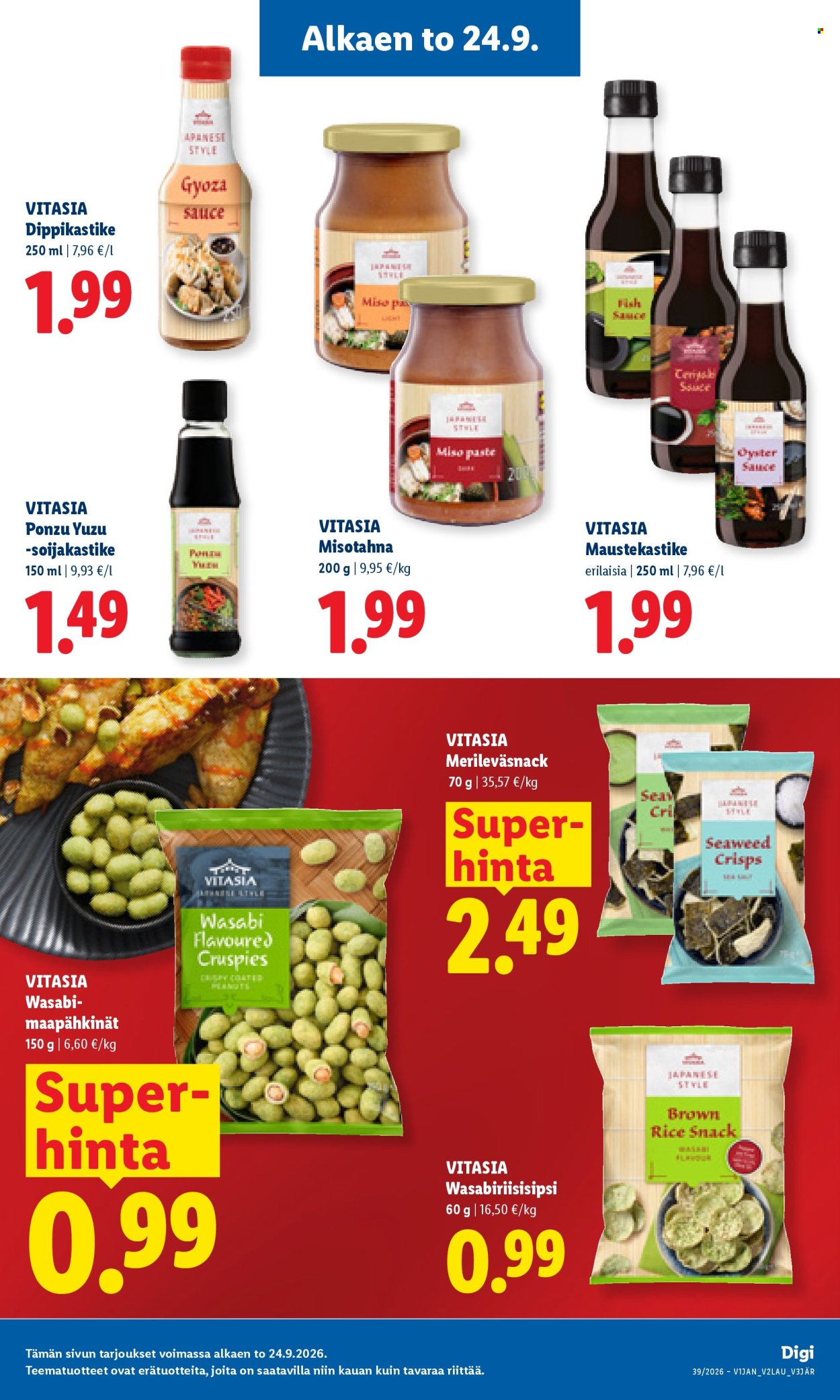 Lidl tarjoukset - 24.09.2026 - 27.09.2026. Sivu 13