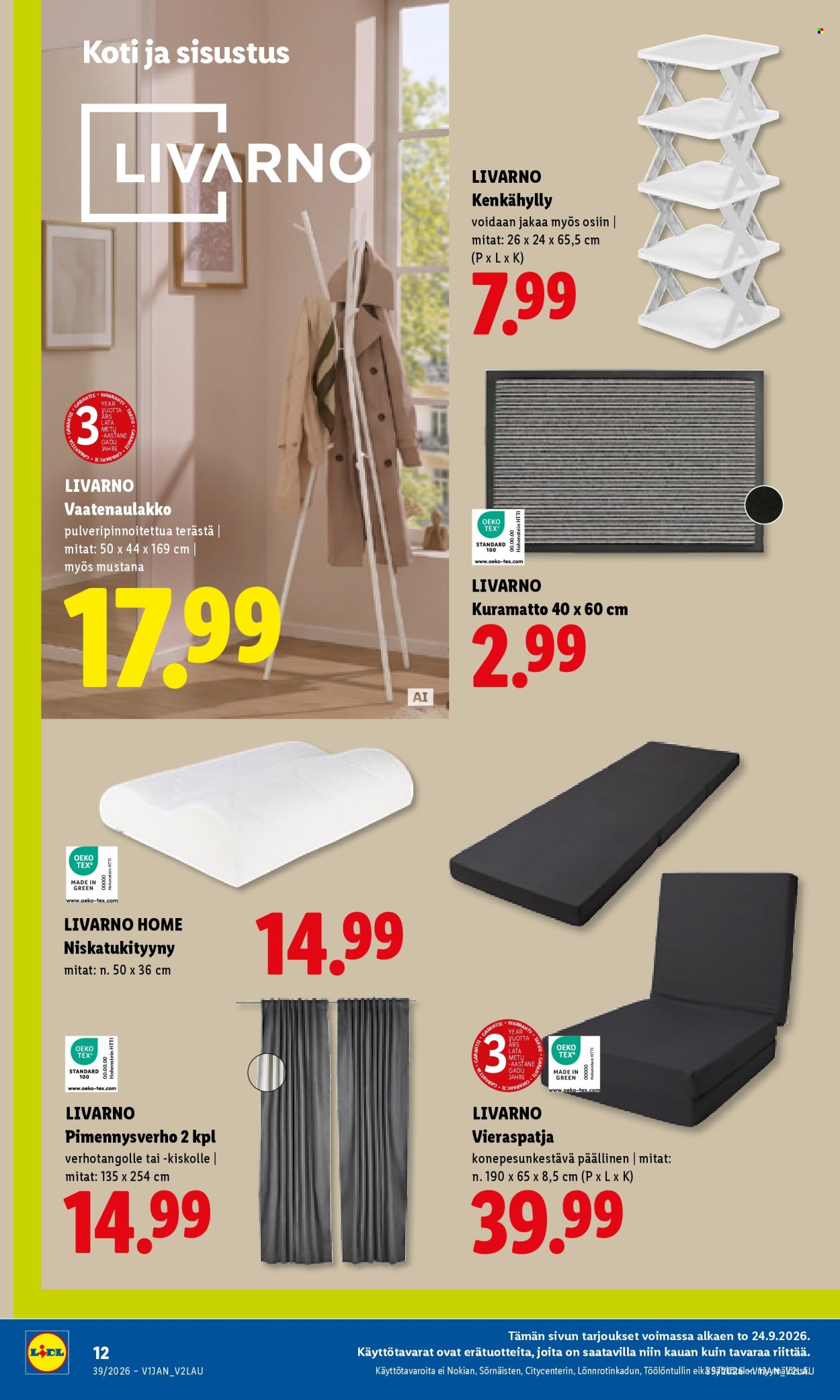 Lidl tarjoukset - 24.09.2026 - 27.09.2026. Sivu 16