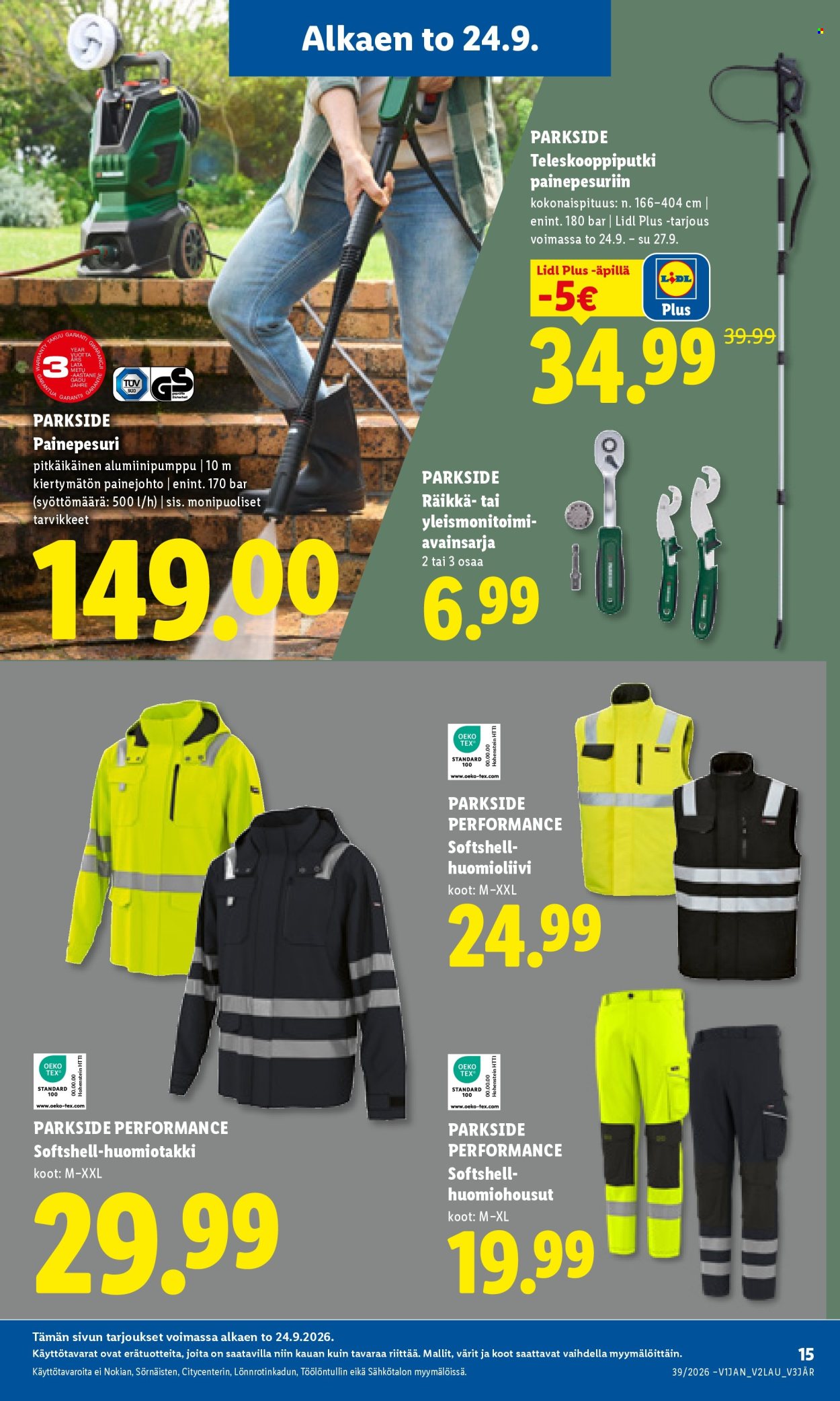 Lidl tarjoukset - 24.09.2026 - 27.09.2026. Sivu 19