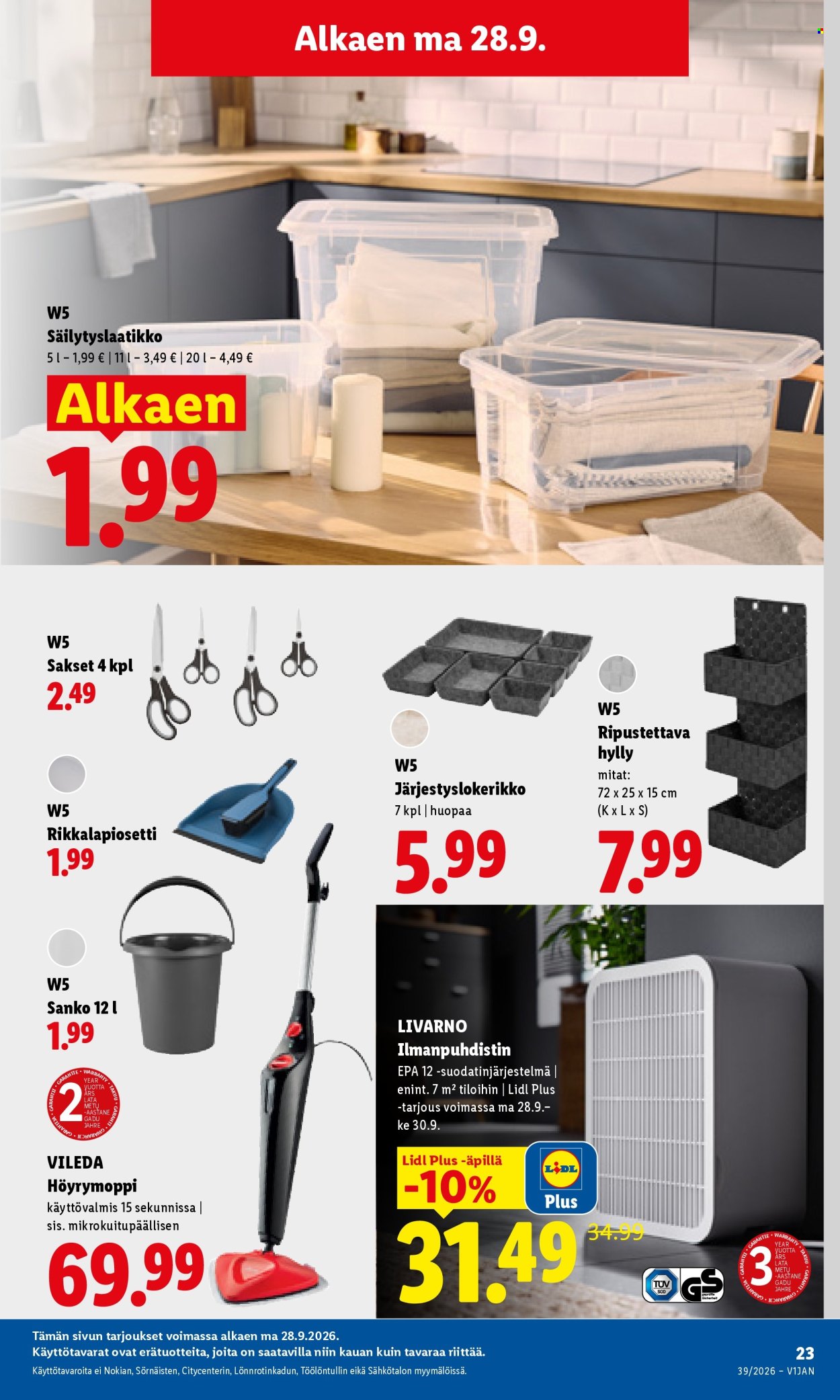 Lidl tarjoukset - 28.09.2026 - 30.09.2026. Sivu 13
