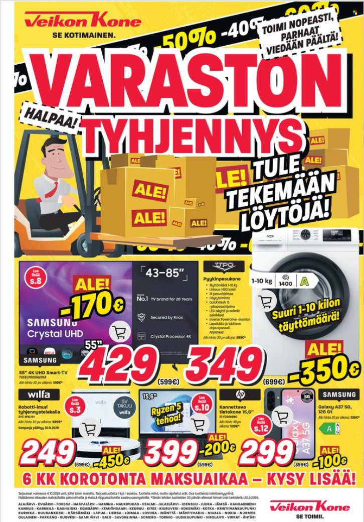 Veikon Kone tarjoukset - 21.09.2026 - 04.10.2026. Sivu 1