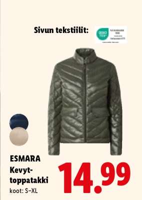 ESMARA Kevyt-toppatakki