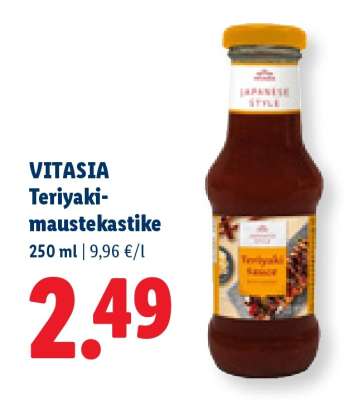 VITASIA Teriyaki-maustekastike