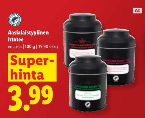 Aasialaistyylinen irtotee