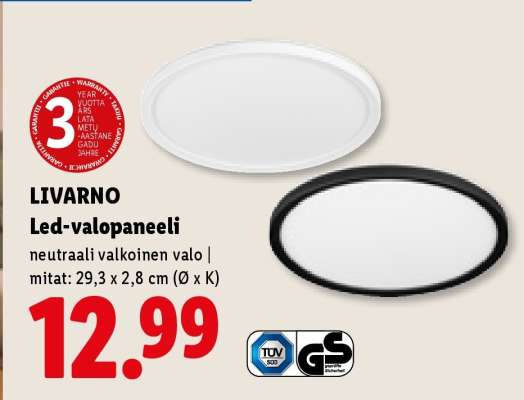 Livarno Led-valopaneeli