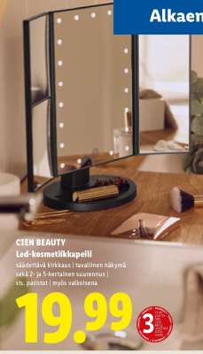 Cien BEAUTY Led-kosmetiikkapeili