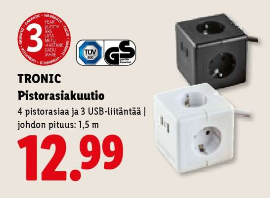 TRONIC Pistorasiakuutio