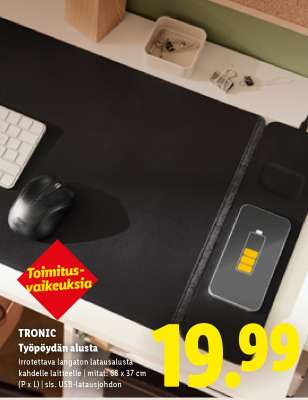 TRONIC Työpöydän alusta