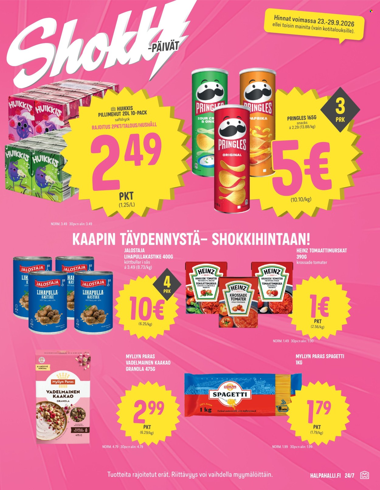 HalpaHalli tarjoukset - 23.09.2026 - 29.09.2026. Sivu 5