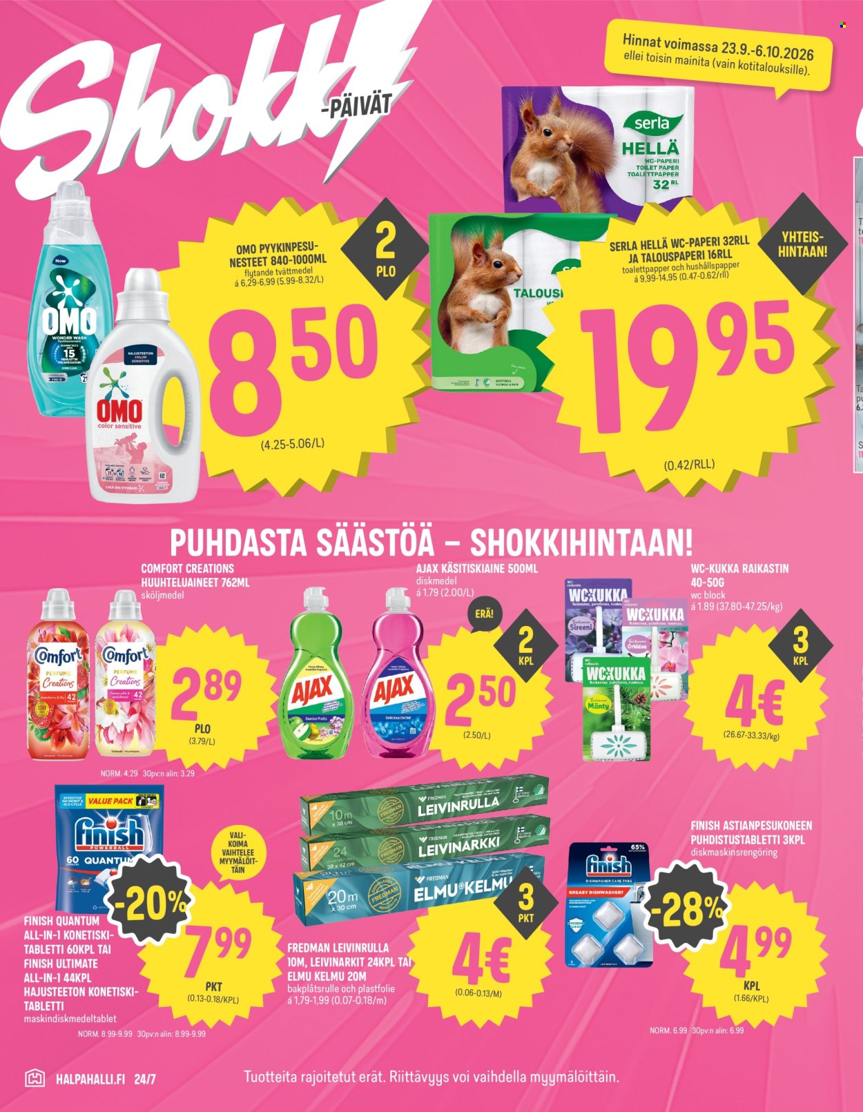 HalpaHalli tarjoukset - 23.09.2026 - 29.09.2026. Sivu 8