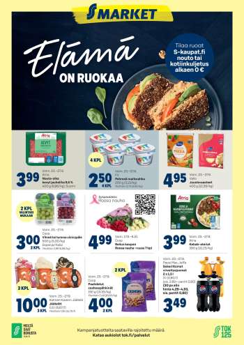 S-market tarjoukset  - 23.09.2026 - 29.09.2026.