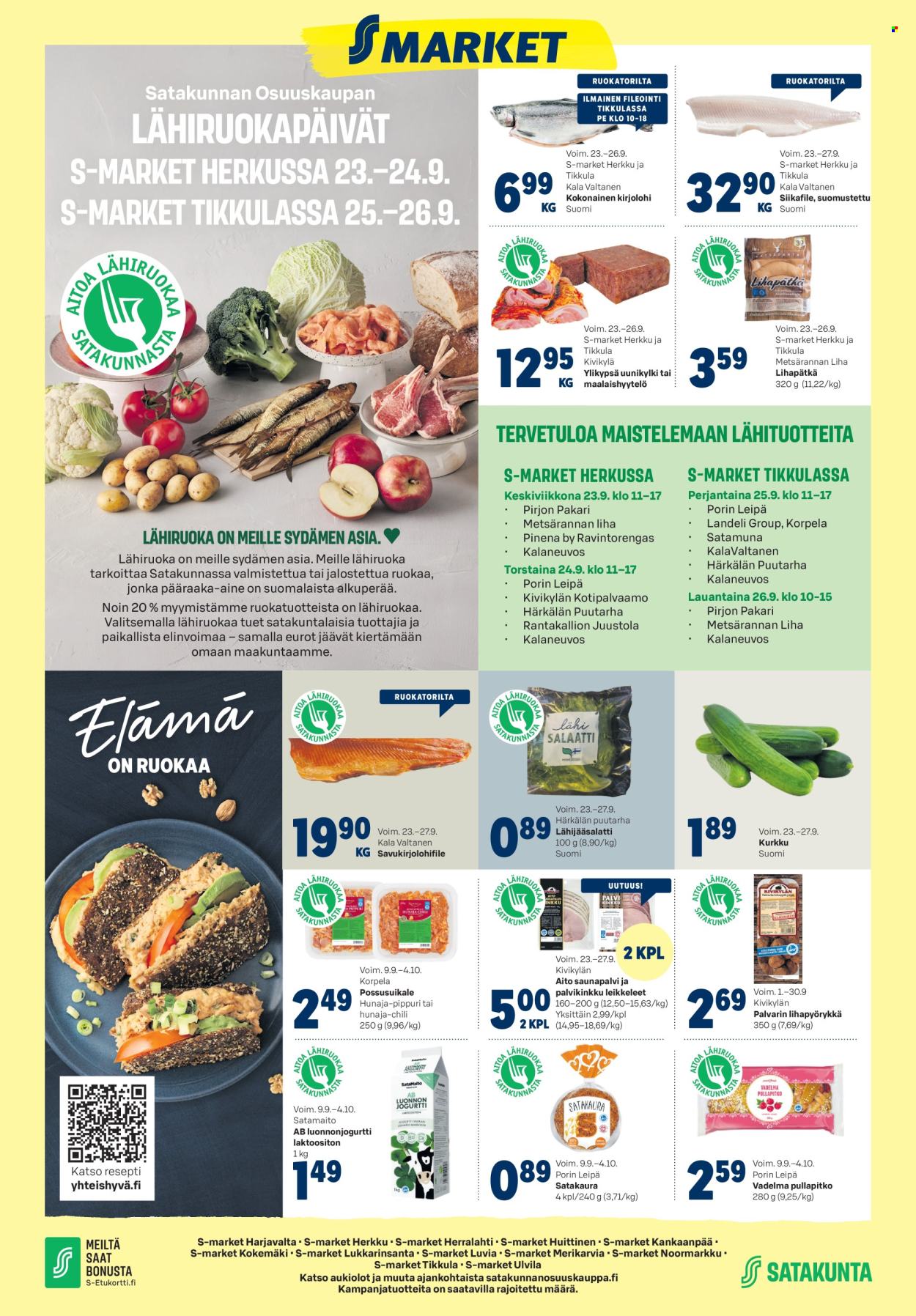 S-market tarjoukset - 23.09.2026 - 27.09.2026. Sivu 1