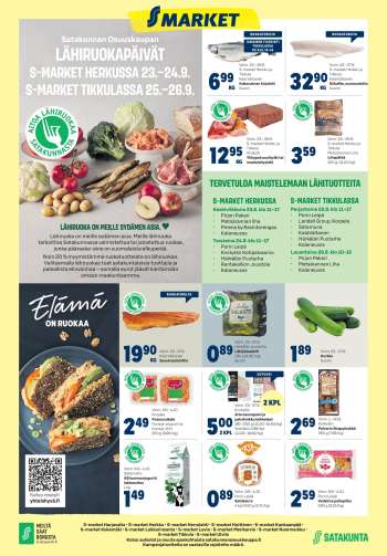 S-market tarjoukset  - 23.09.2026 - 27.09.2026.