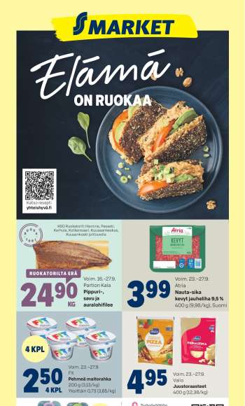 S-market tarjoukset  - 23.09.2026 - 27.09.2026.