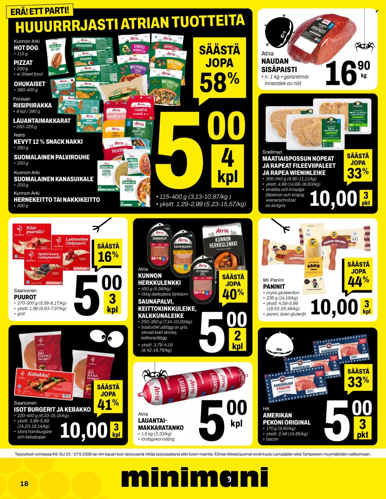 Minimani tarjoukset - 23.09.2026 - 27.09.2026. Sivu 18