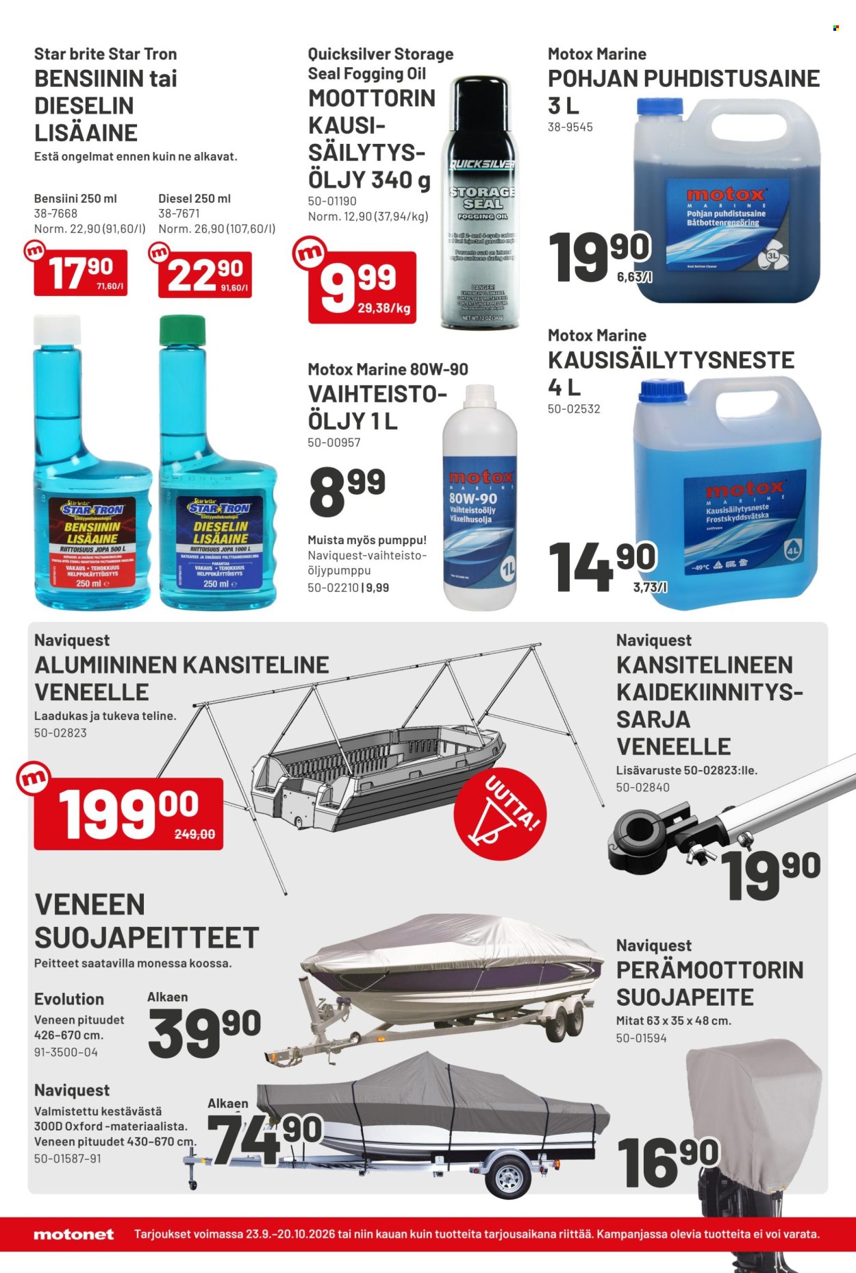 Motonet tarjoukset - 23.09.2026 - 20.10.2026. Sivu 12