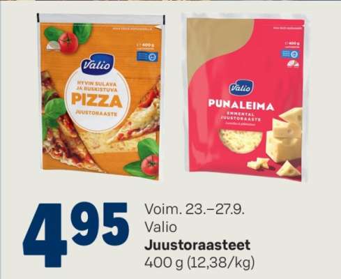Valio JUUSTORAASTEET