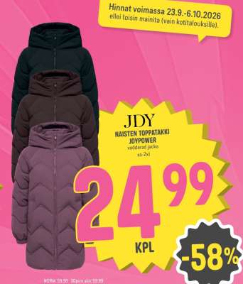 JDY NAISTEN TOPPATAKKI JDYPOWER