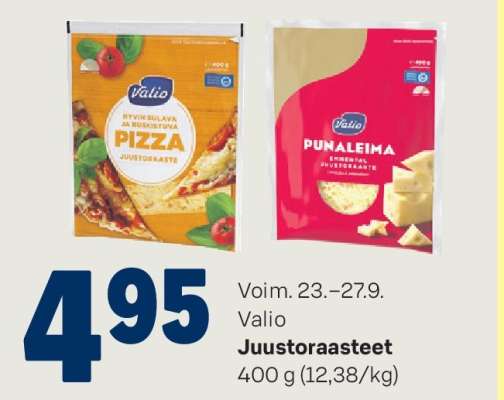 Valio JUUSTORAASTEET