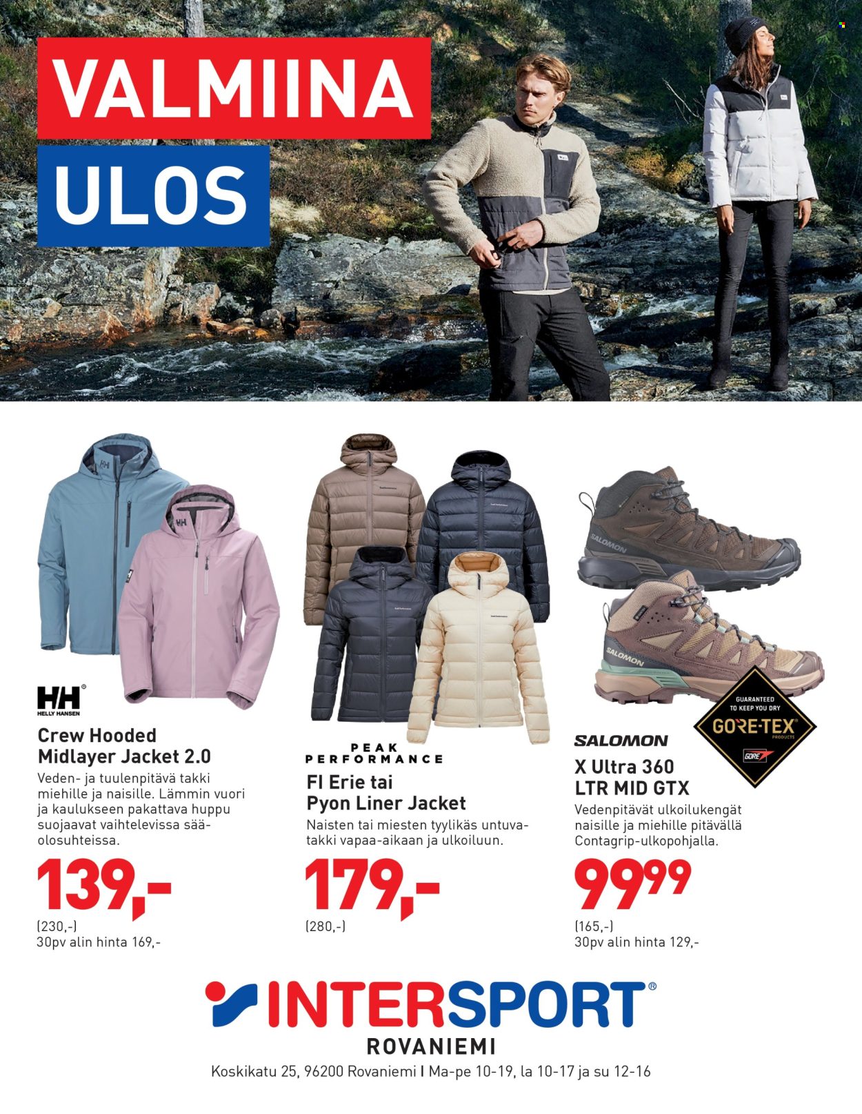 Intersport tarjoukset - 24.09.2026 - 05.10.2026. Sivu 1
