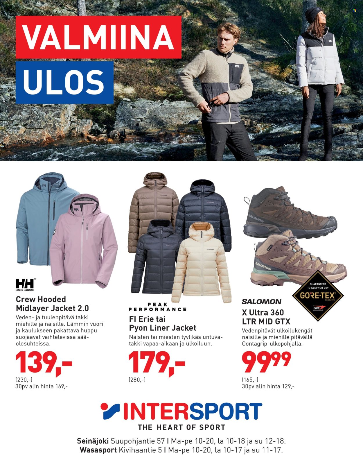 Intersport tarjoukset - 24.09.2026 - 05.10.2026. Sivu 1