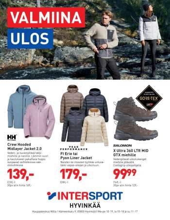 Intersport tarjoukset  - 24.09.2026 - 05.10.2026.