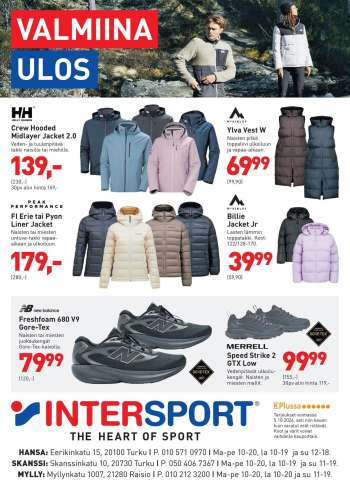 Intersport tarjoukset  - 26.09.2026 - 05.10.2026.