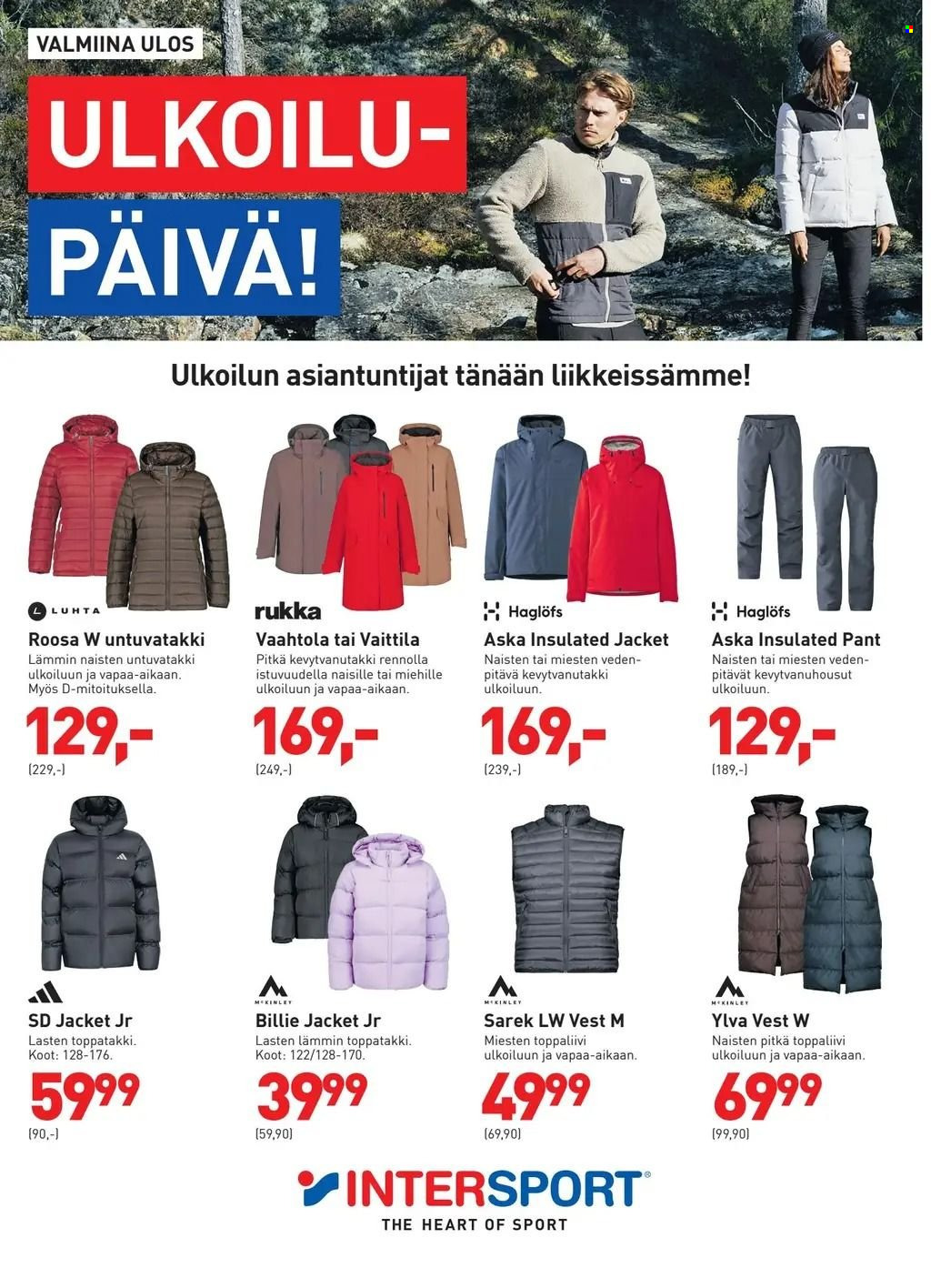 Intersport tarjoukset - 26.09.2026 - 05.10.2026. Sivu 1