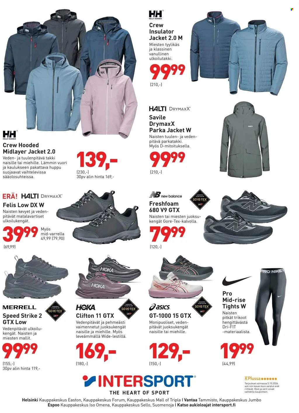 Intersport tarjoukset - 26.09.2026 - 05.10.2026. Sivu 2