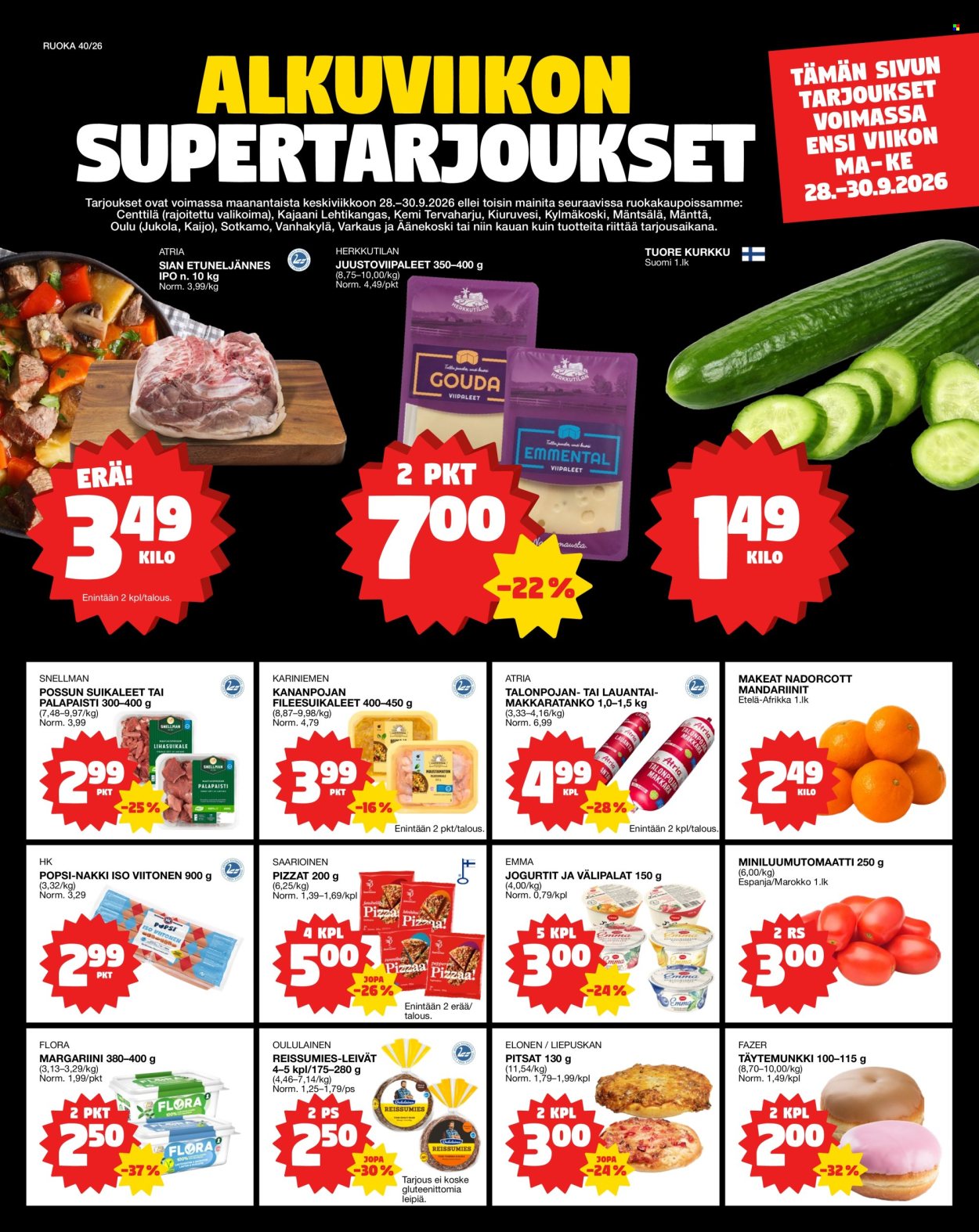 Tokmanni tarjoukset - 28.09.2026 - 30.09.2026. Sivu 1