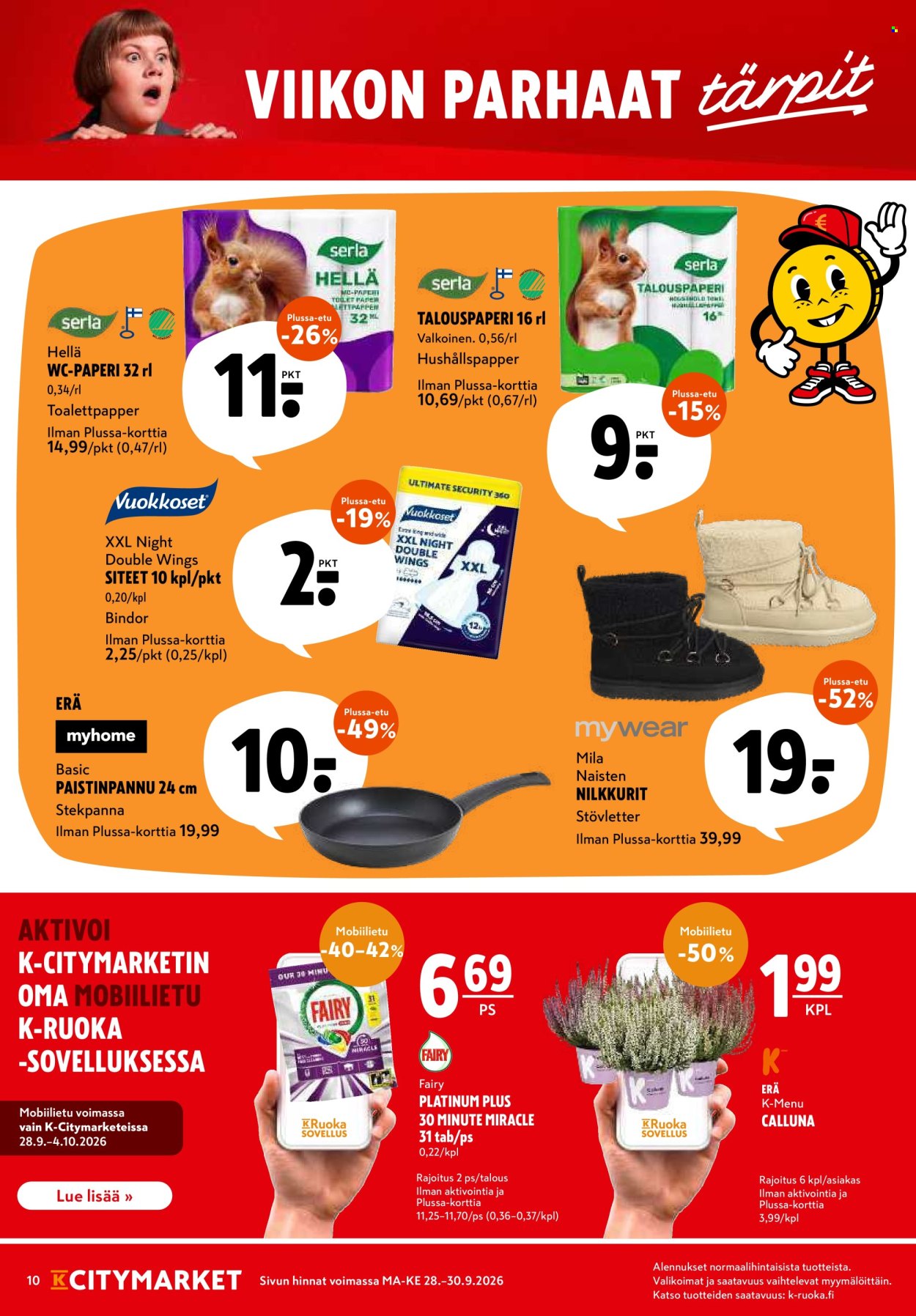 K-citymarket tarjoukset - 28.09.2026 - 30.09.2026. Sivu 10