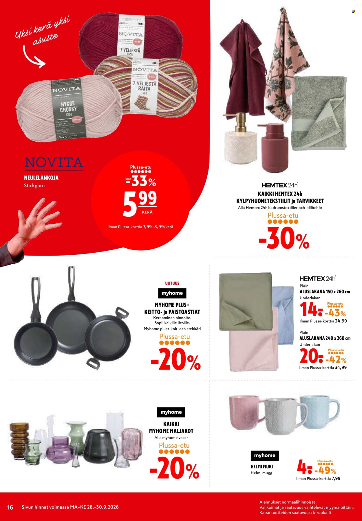 K-citymarket tarjoukset - 28.09.2026 - 30.09.2026. Sivu 16
