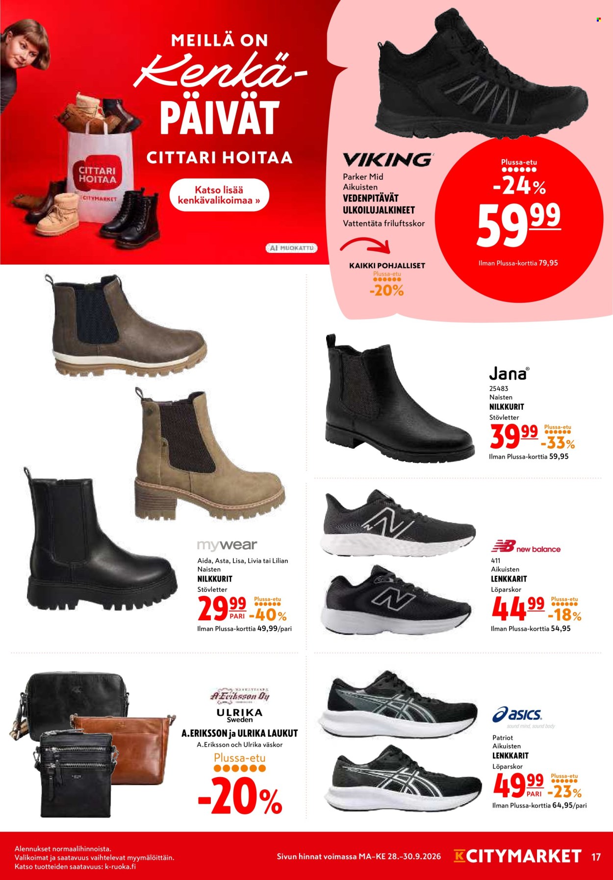 K-citymarket tarjoukset - 28.09.2026 - 30.09.2026. Sivu 17