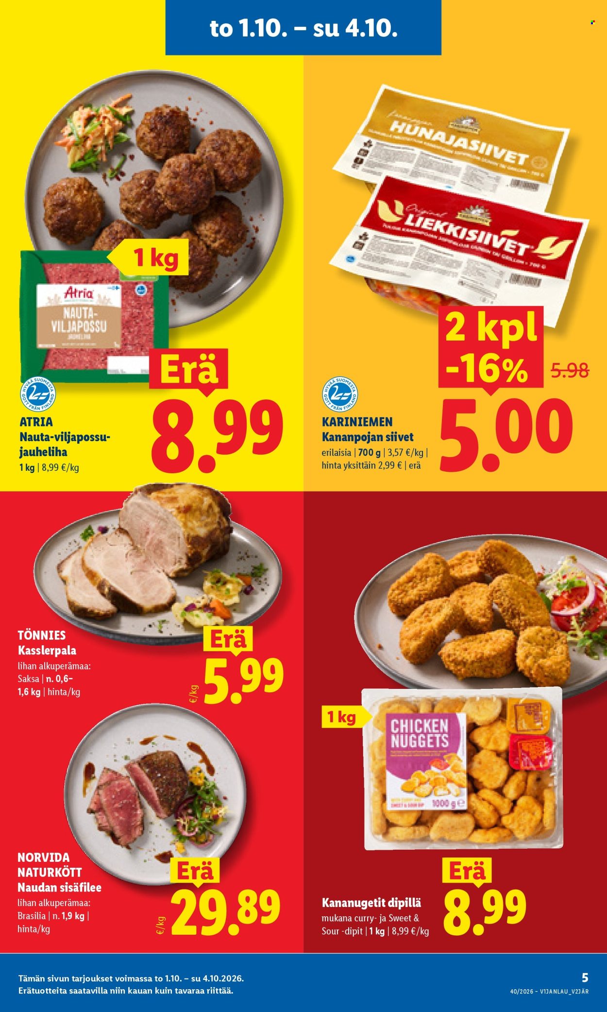 Lidl tarjoukset - 01.10.2026 - 04.10.2026. Sivu 5