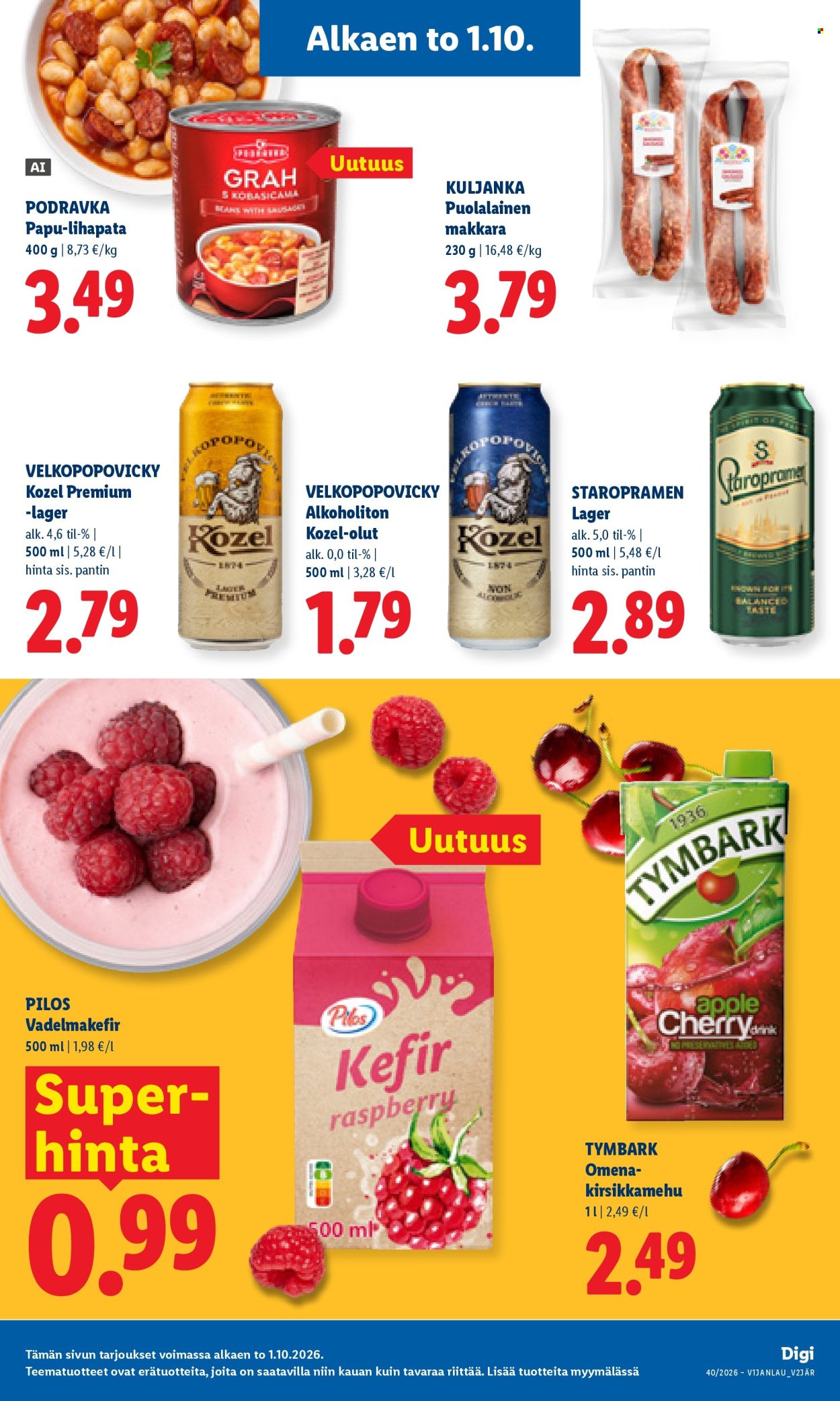 Lidl tarjoukset - 01.10.2026 - 04.10.2026. Sivu 11