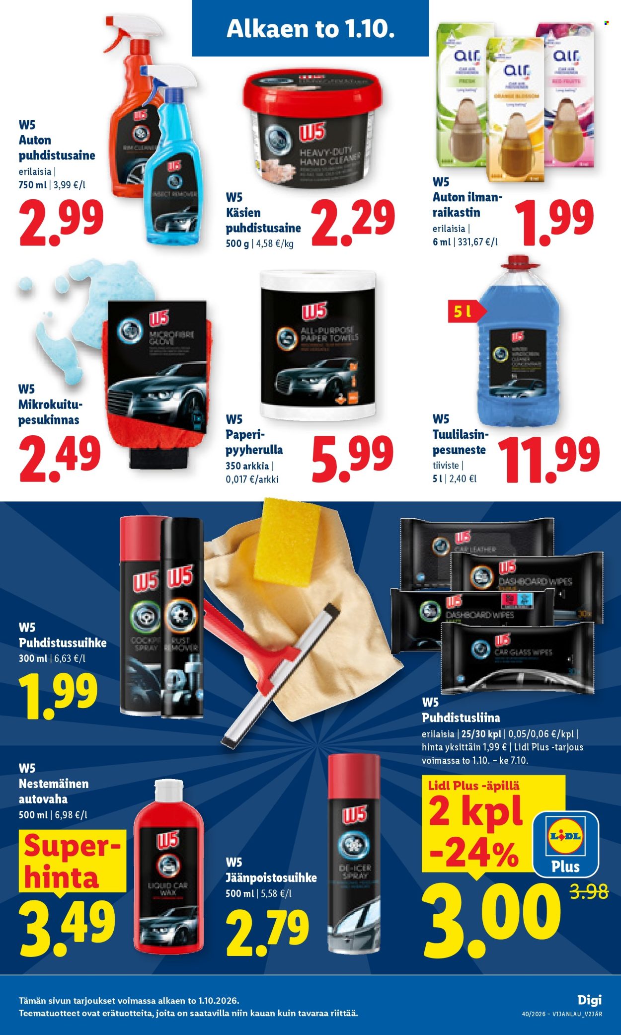 Lidl tarjoukset - 01.10.2026 - 04.10.2026. Sivu 13