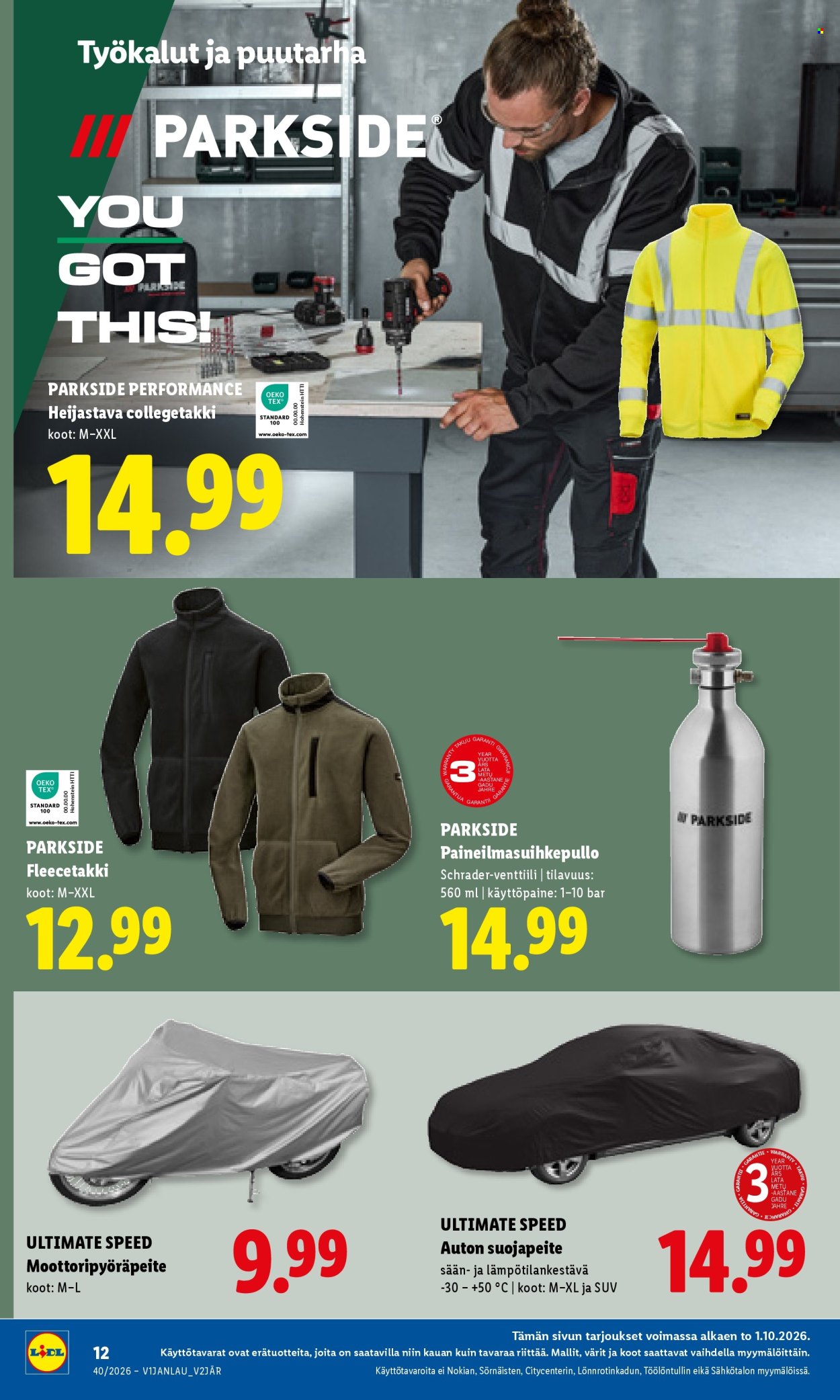 Lidl tarjoukset - 01.10.2026 - 04.10.2026. Sivu 16