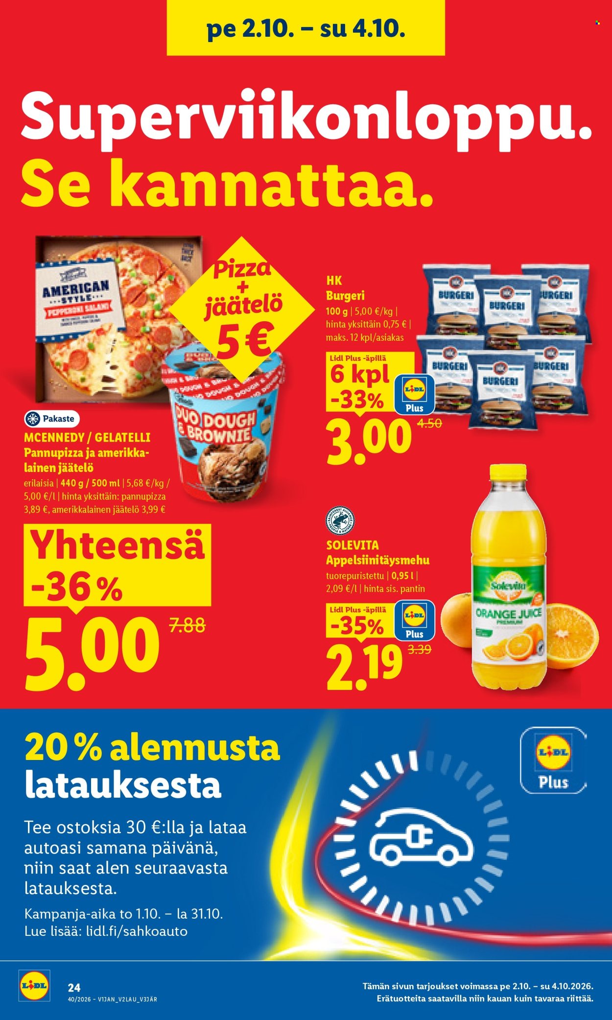 Lidl tarjoukset - 01.10.2026 - 04.10.2026. Sivu 22