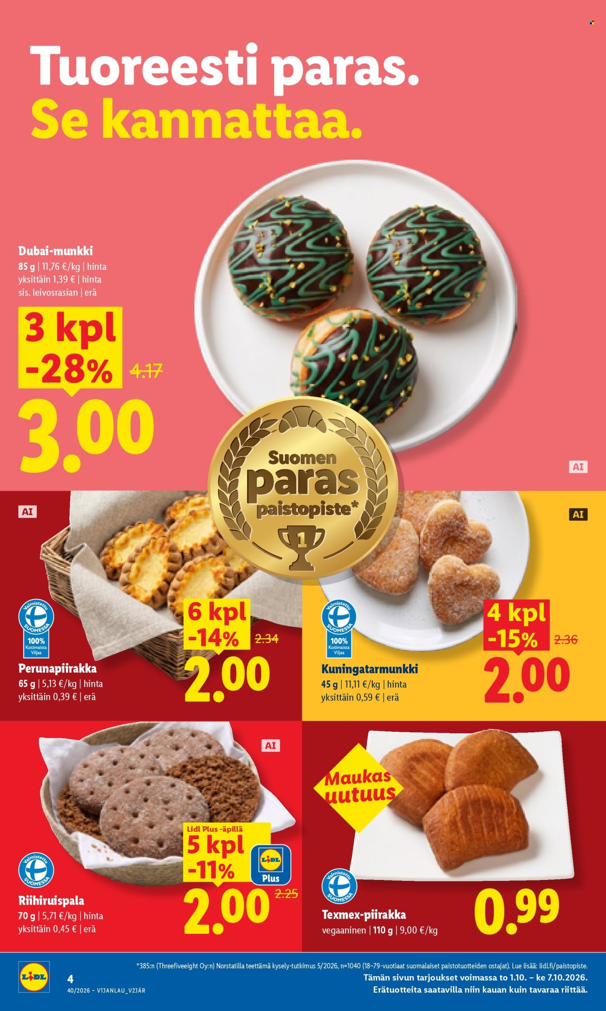 Lidl tarjoukset - 05.10.2026 - 07.10.2026. Sivu 4