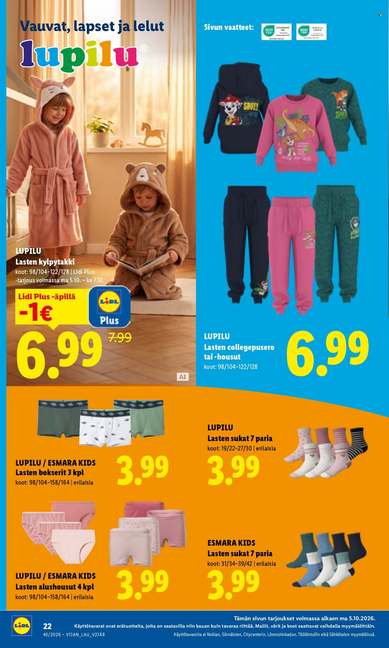 Lidl tarjoukset - 05.10.2026 - 07.10.2026. Sivu 12