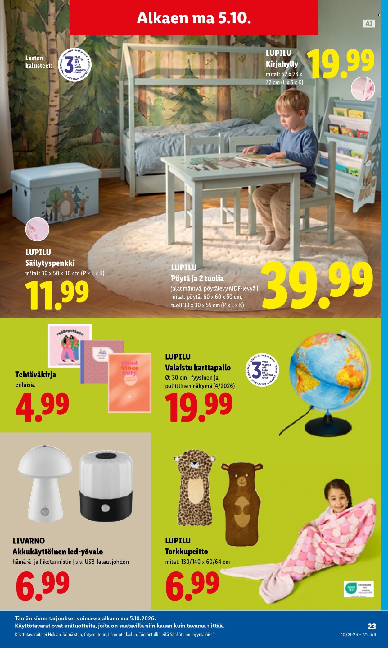 Lidl tarjoukset - 05.10.2026 - 07.10.2026. Sivu 13
