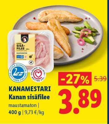 KANAMESTARI Kanan sisäfilee
