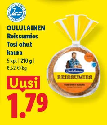 OULULAINEN Reissumies Tosi ohut kaura