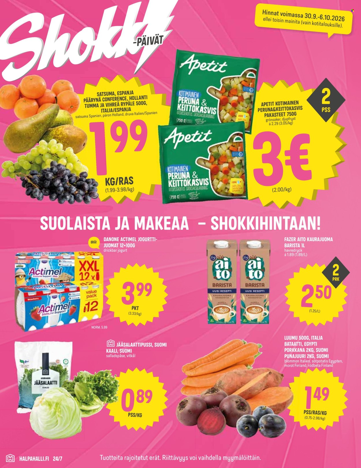 HalpaHalli tarjoukset - 30.09.2026 - 06.10.2026. Sivu 2